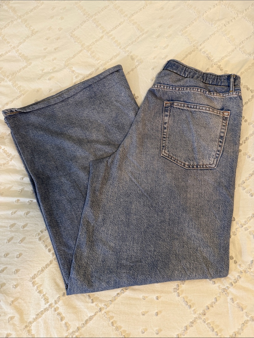 GAP printed baggy sweatpant jeans large Tall